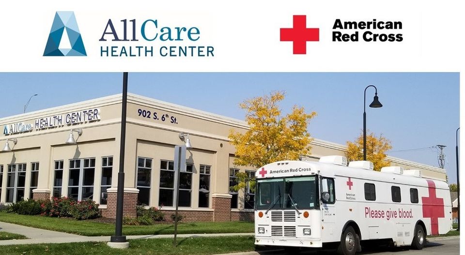 Register for the All Care blood drive at the American Red Cross Website.