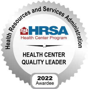 HRSA 2022 Health Center Quality Leader Badge