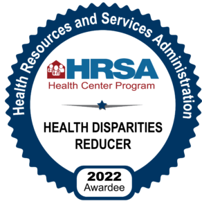 2022 HRSA Health Disparities Reducer Badge